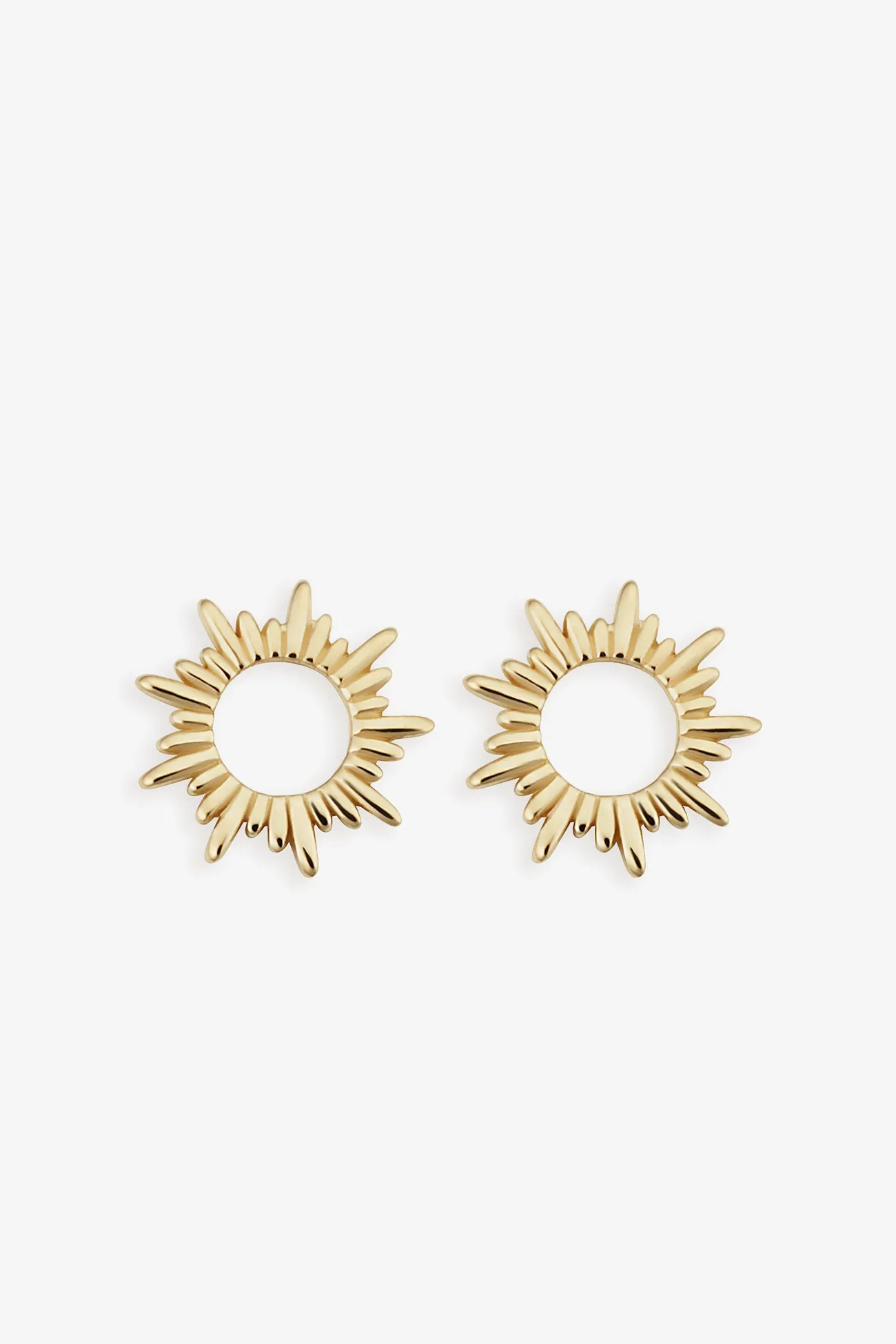 14k Gold Sunrise Studs