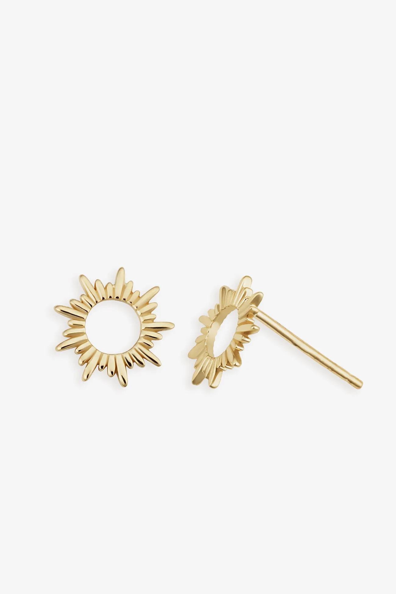 14k Gold Sunrise Studs