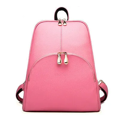 2015 New Casual Women Backpack Female PU Leather Women's Backpacks Bagpack Bags Travel Bag back pack Free Shipping