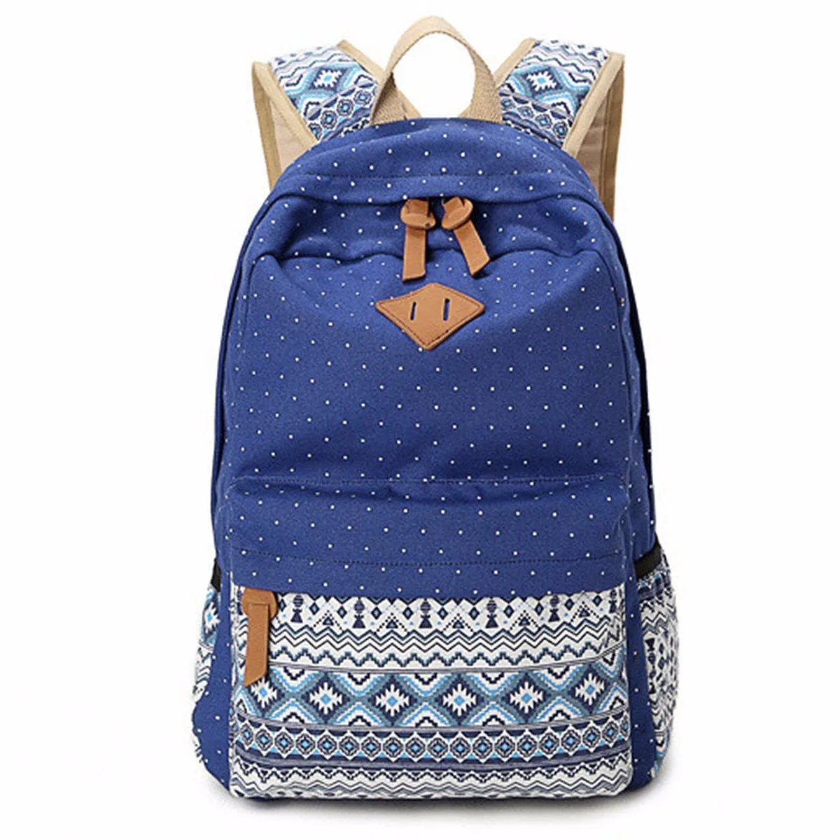 3 PCS/Set Women Backpack Canvas Printing School Bags For Teenagers Girls Backpacks Cute Rucksack Schoolbag Lady Bookbags Female