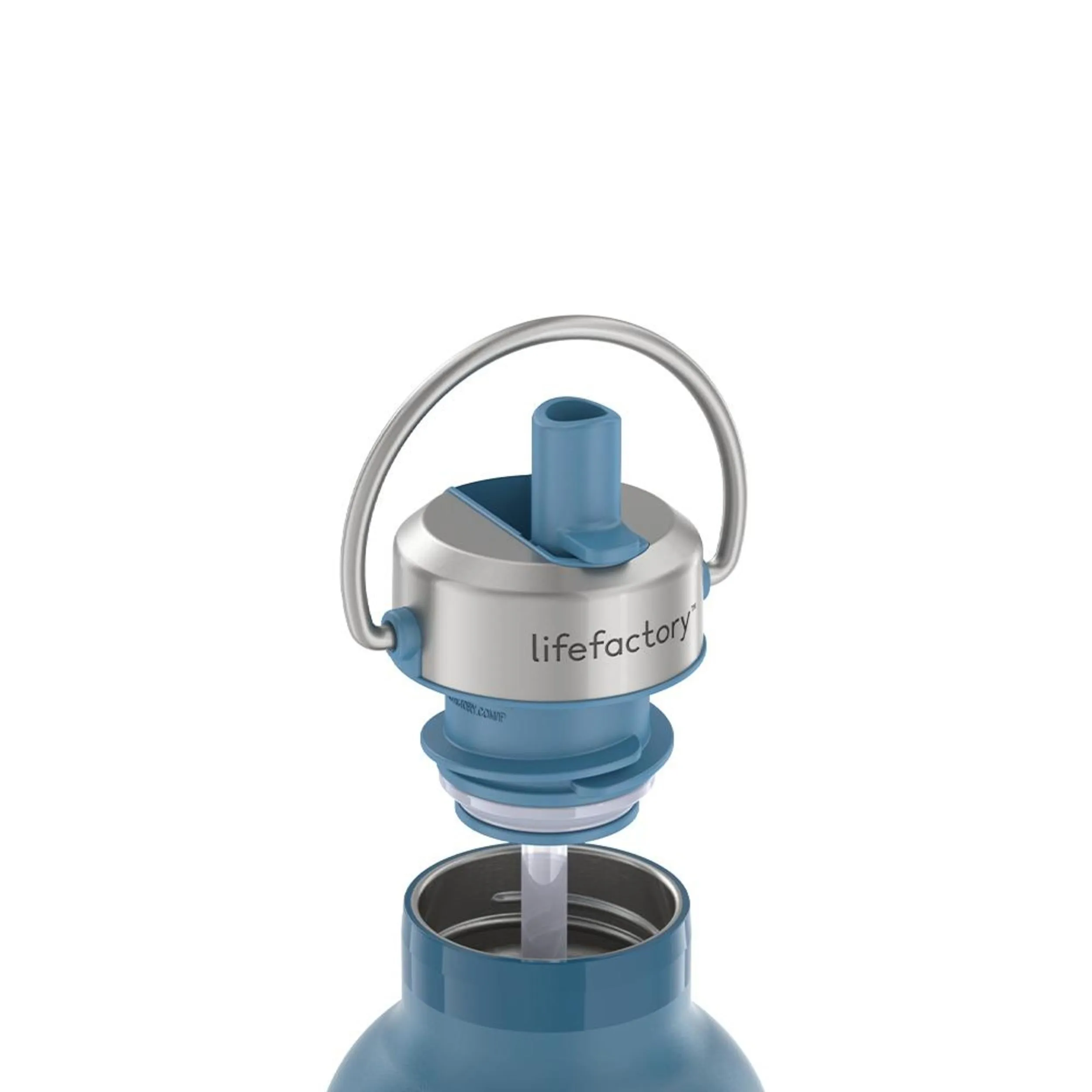 32oz Stainless Steel Water Bottle Straw Cap