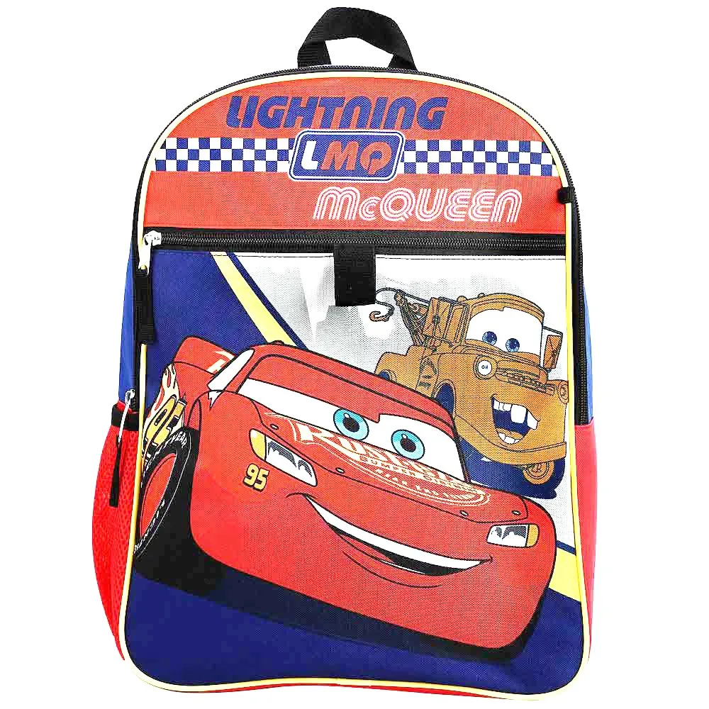 [6-in-1] Disney Cars Backpack Set