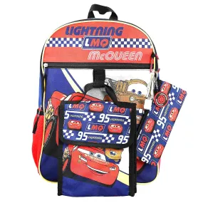 [6-in-1] Disney Cars Backpack Set