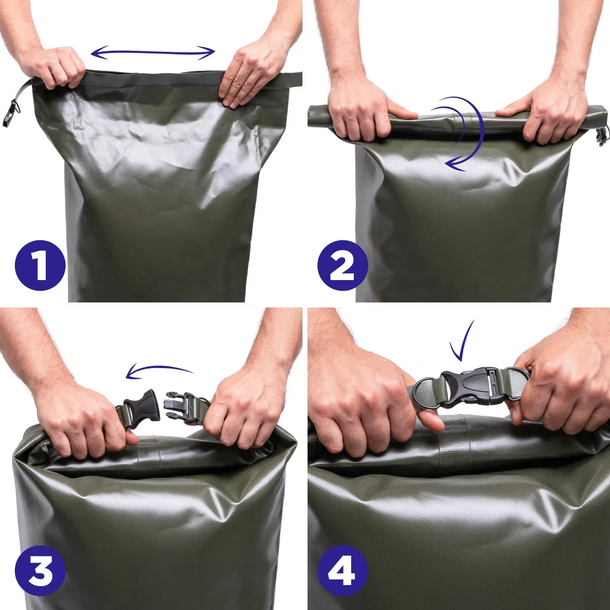 90L Waterproof Bag, Large Dry Bag with Shoulder Straps