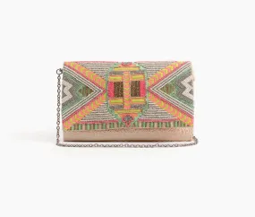 AB22-571 Impala Aztec Bead Clutch