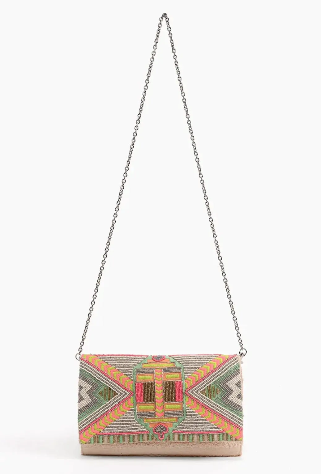 AB22-571 Impala Aztec Bead Clutch