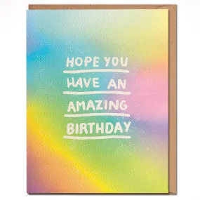 Amazing Birthday Card