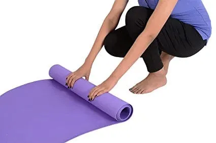 Anti-Skid 6 Feet Long Extra Thick Yoga Mat (Purple)