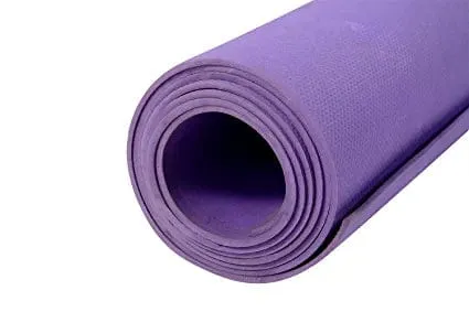 Anti-Skid 6 Feet Long Extra Thick Yoga Mat (Purple)