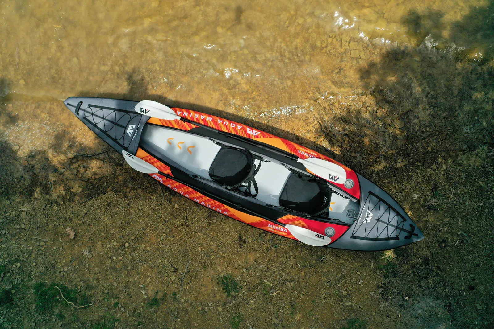 Aqua Marina ME-390 Memba 12'10" Inflatable Touring Kayak 2-Person New