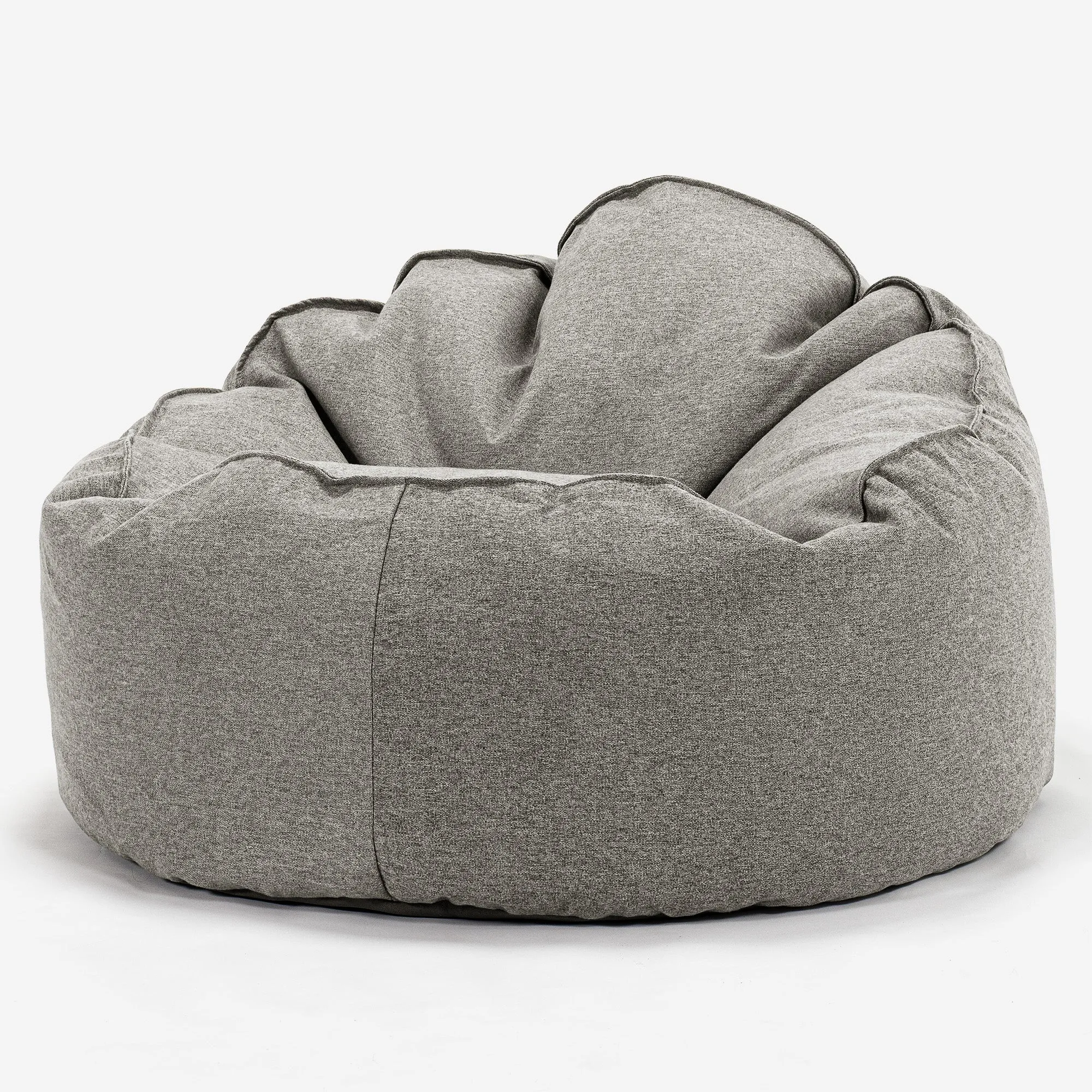 Archi Bean Bag Chair - Interalli Wool Silver