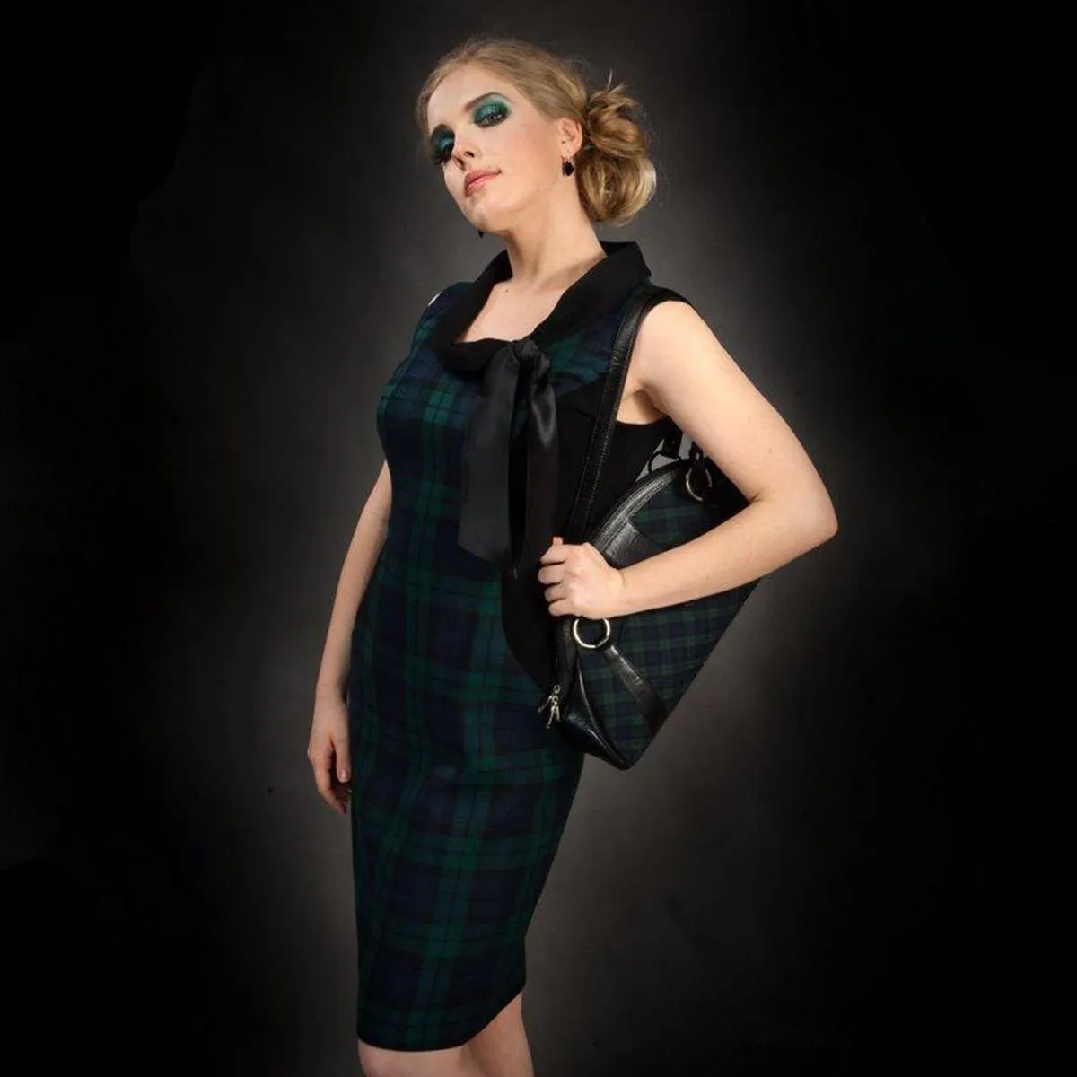 Azalea Short Tartan Dress