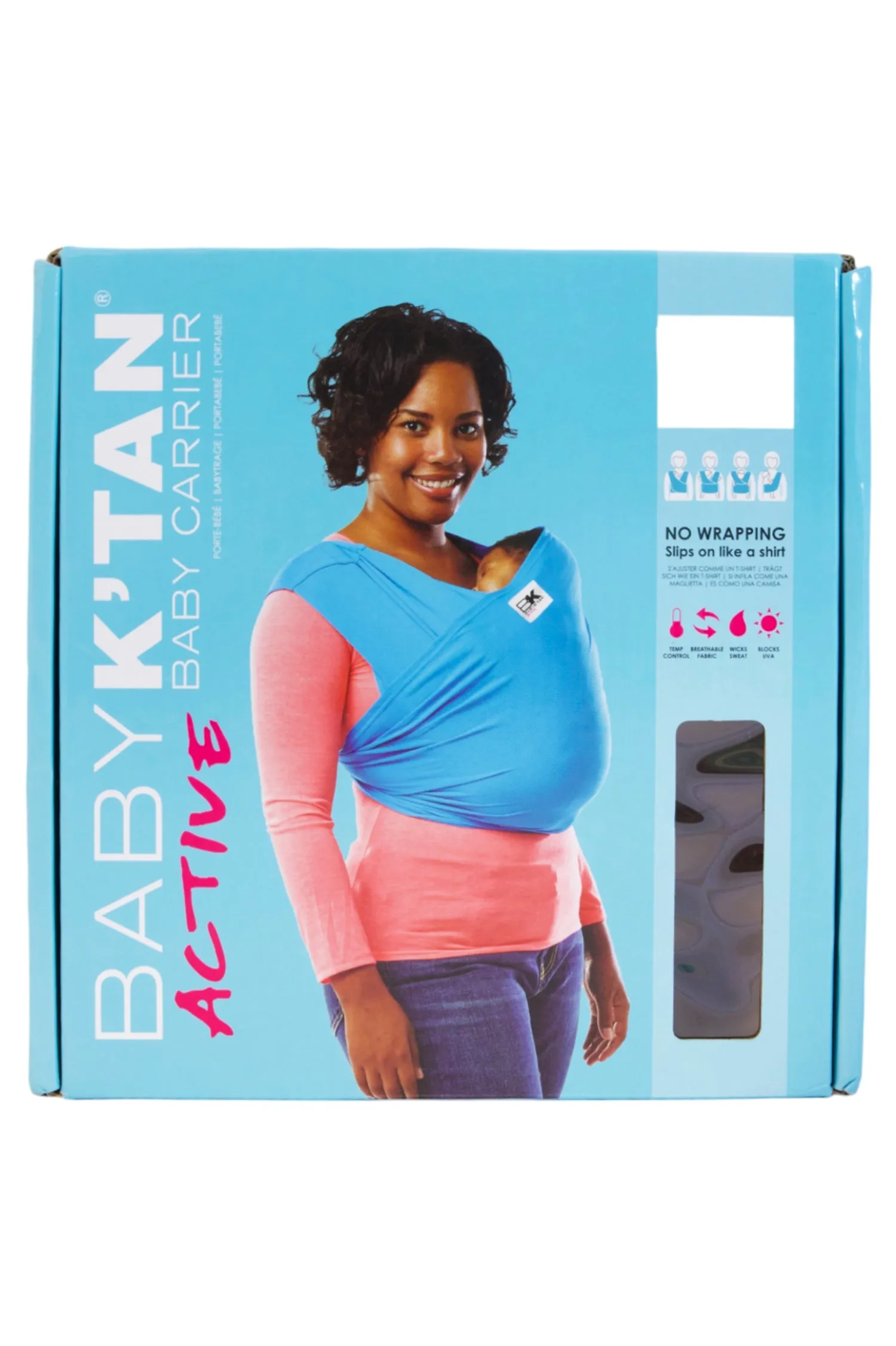 Baby K'tan Active Yoga Carrier - Heather Coral - S