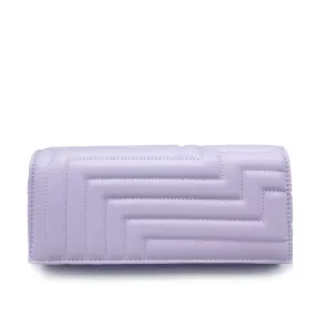 Beatrice Long Quilted Bag - Lilac