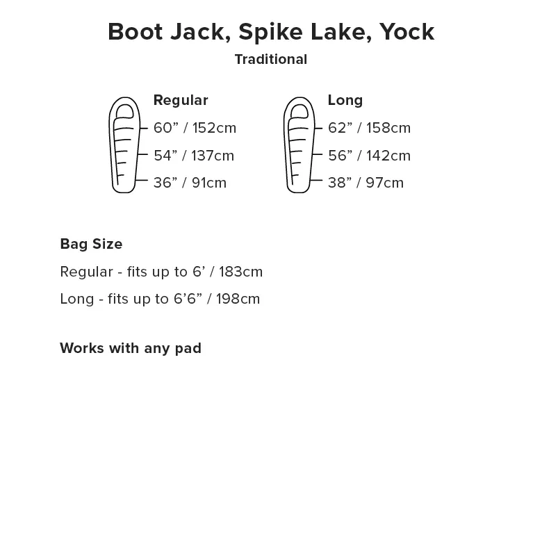 Big Agnes Spike Lake -9C Down Sleeping Bag