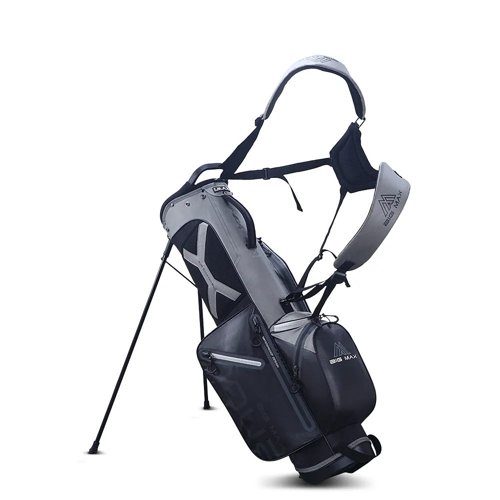 Big Max Aqua Seven G Waterproof Stand Bag - Grey/Black