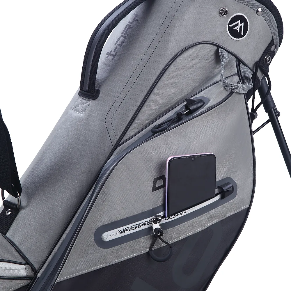 Big Max Aqua Seven G Waterproof Stand Bag - Grey/Black