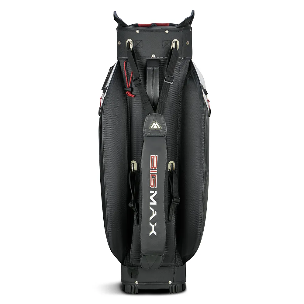 Big Max Aqua Tour 4 Waterproof Cart Bag - White/Black/Merlot