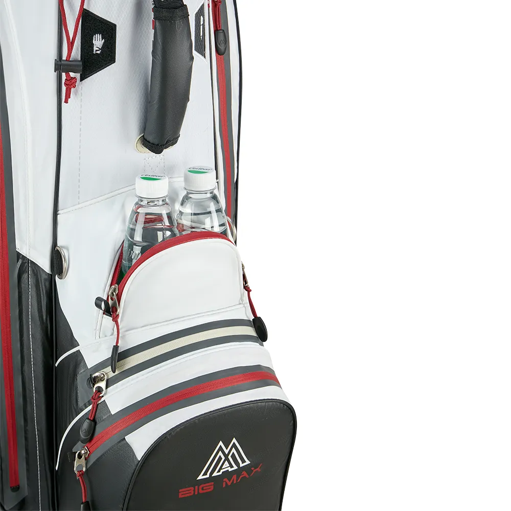 Big Max Aqua Tour 4 Waterproof Cart Bag - White/Black/Merlot