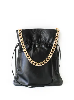 Black Standard Soft Leather Bag