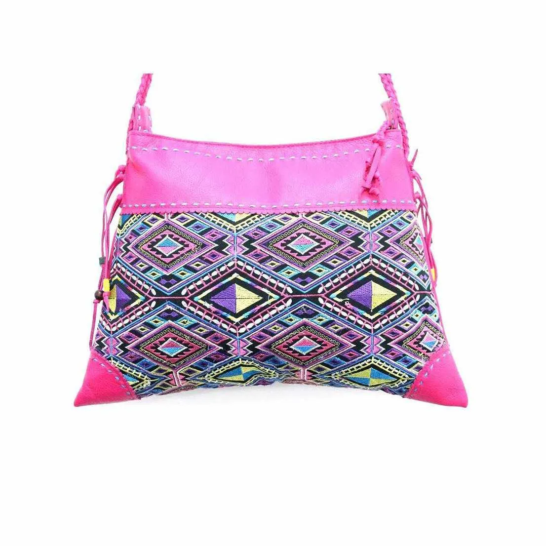 Bohemian Geometric Crossbody Adjustable Bag - Thailand