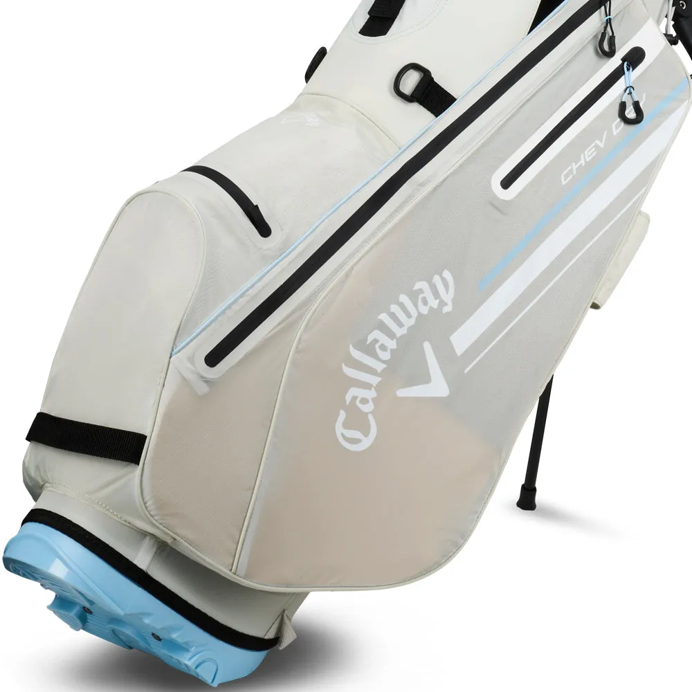 Callaway Chev Dry Waterproof Stand Bag - Silver/Glacier