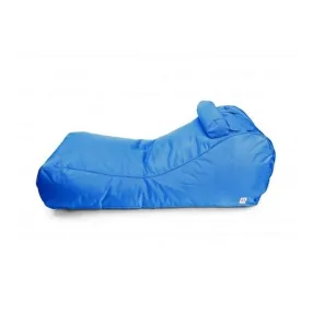 Canggu Contour Lounger Outdoor Bean Bag - Blue