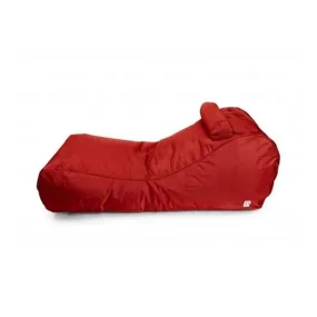 Canggu Contour Lounger Outdoor Bean Bag - Red