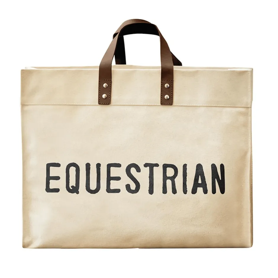 Canvas Tote - Equestrian