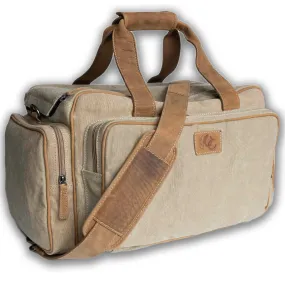 Canvas with Leather Trim Range Bag by UC Leather