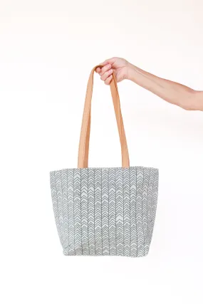 Canvas Zip Tote, Mineral