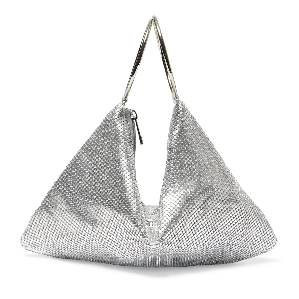 Cass Clutch in Silver