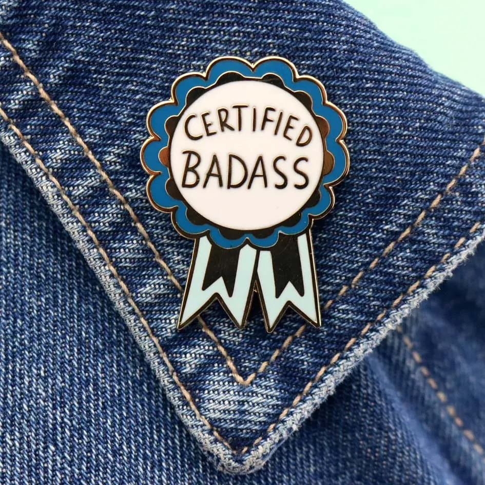 Certified Badass Lapel Pin