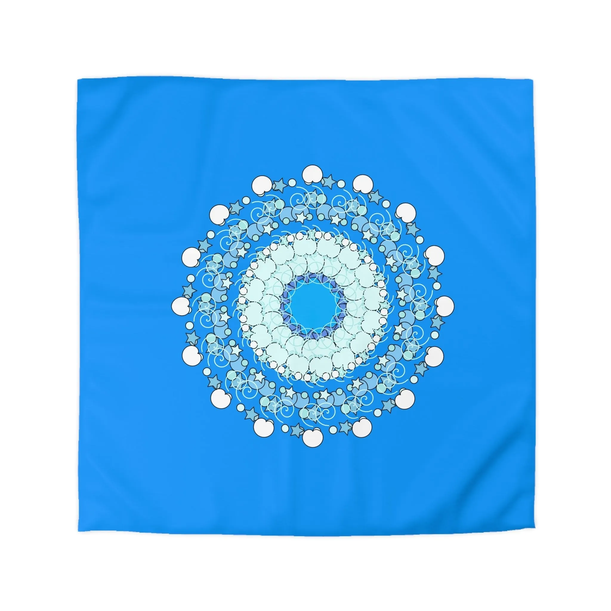 Christmas Snowflakes Kids' Duvet Cover - Handmade Mandala Design