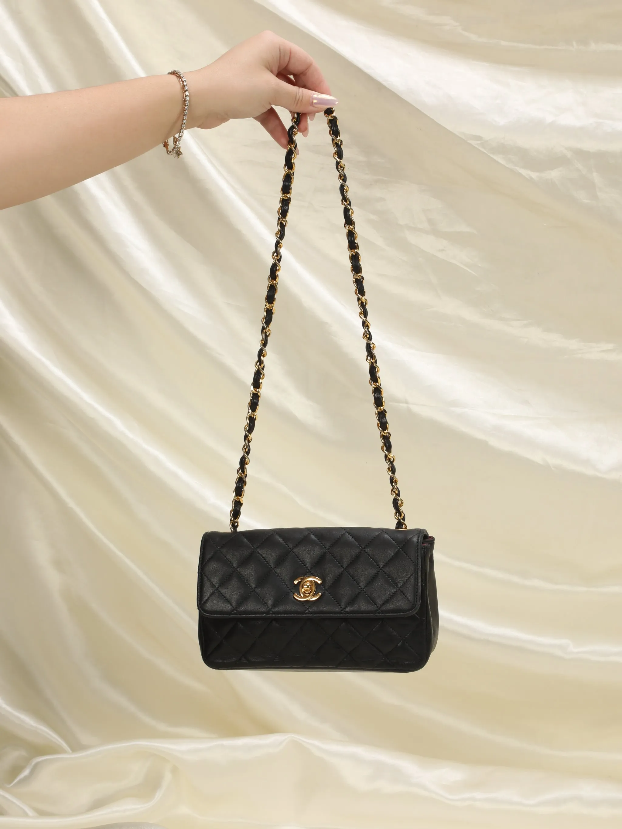 CL Lambskin Mini Flap Bag