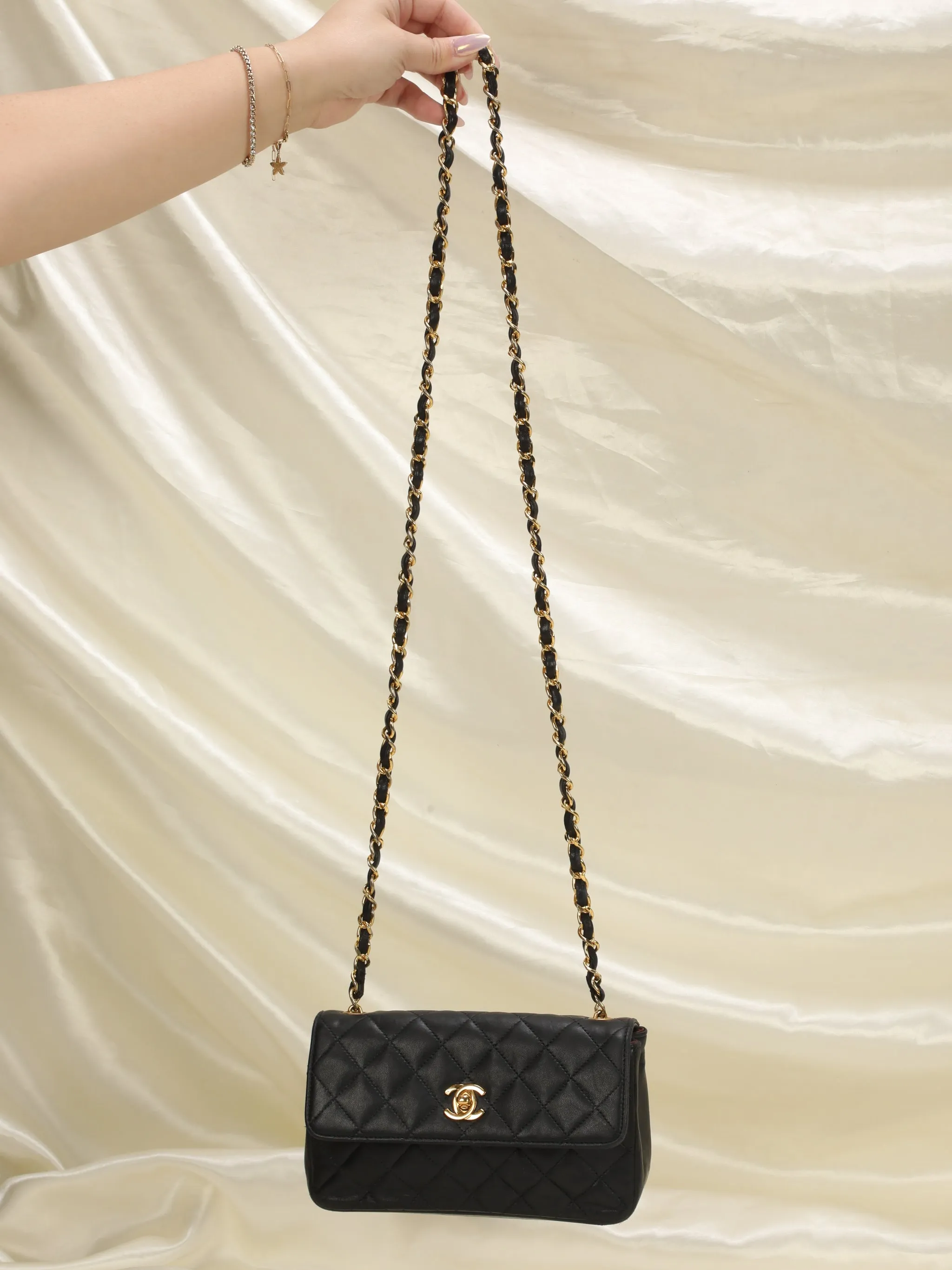 CL Lambskin Mini Flap Bag