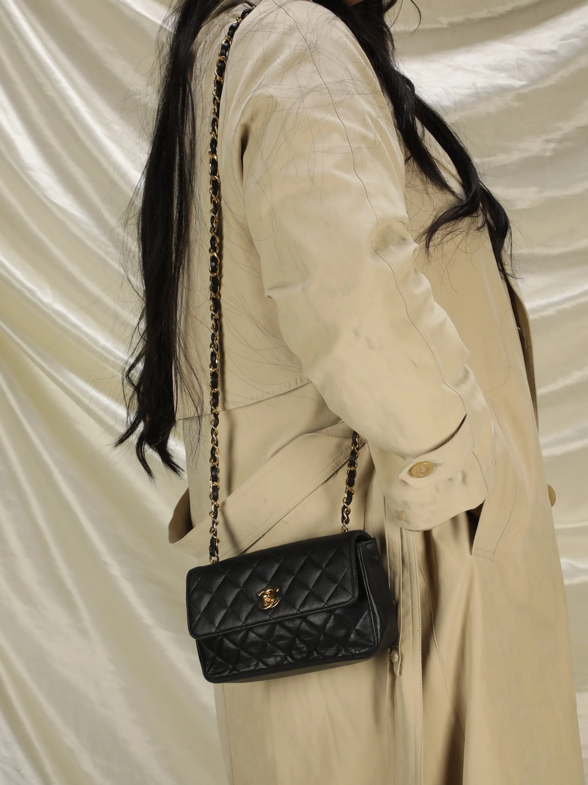 CL Lambskin Mini Flap Bag