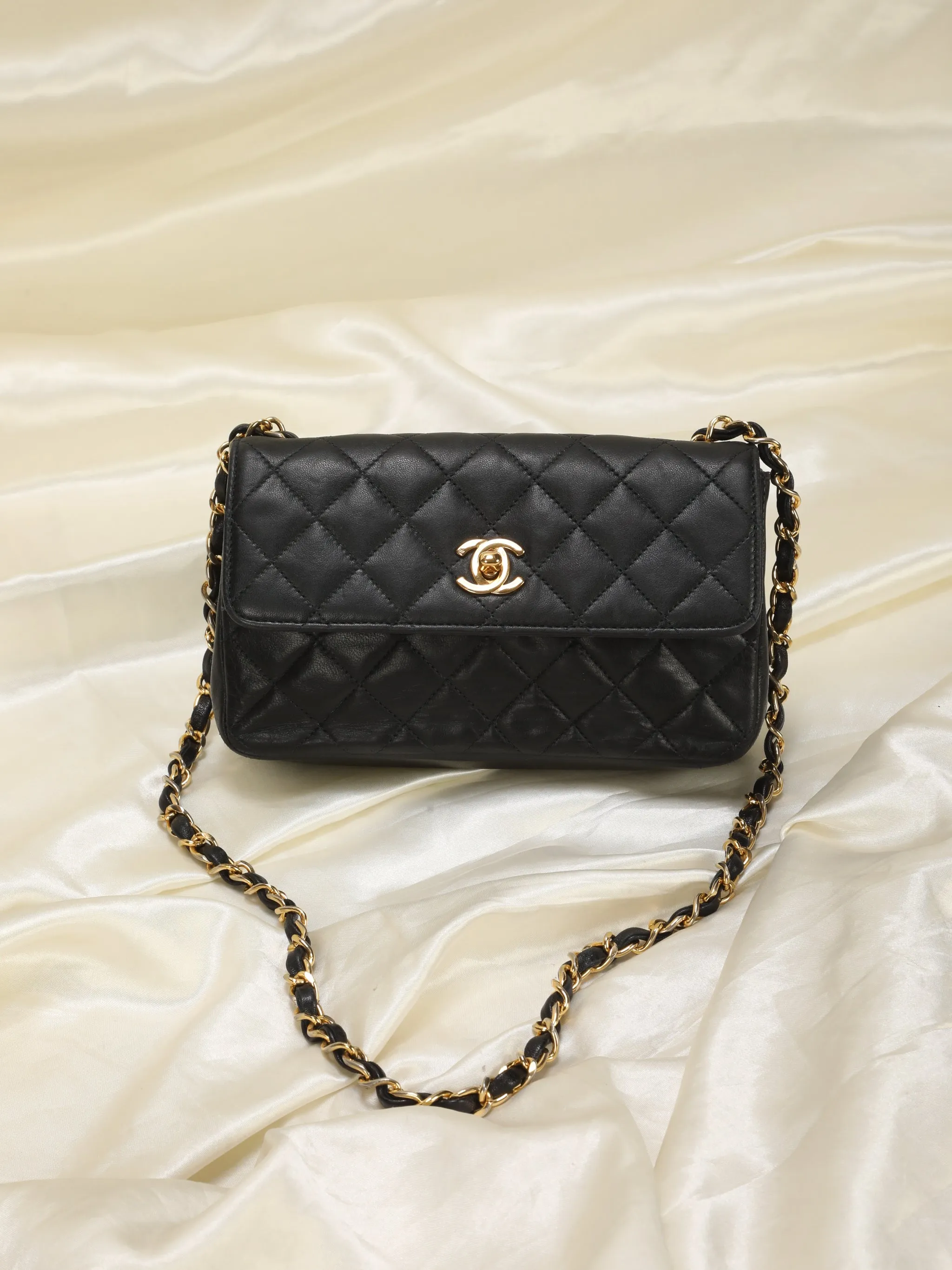 CL Lambskin Mini Flap Bag