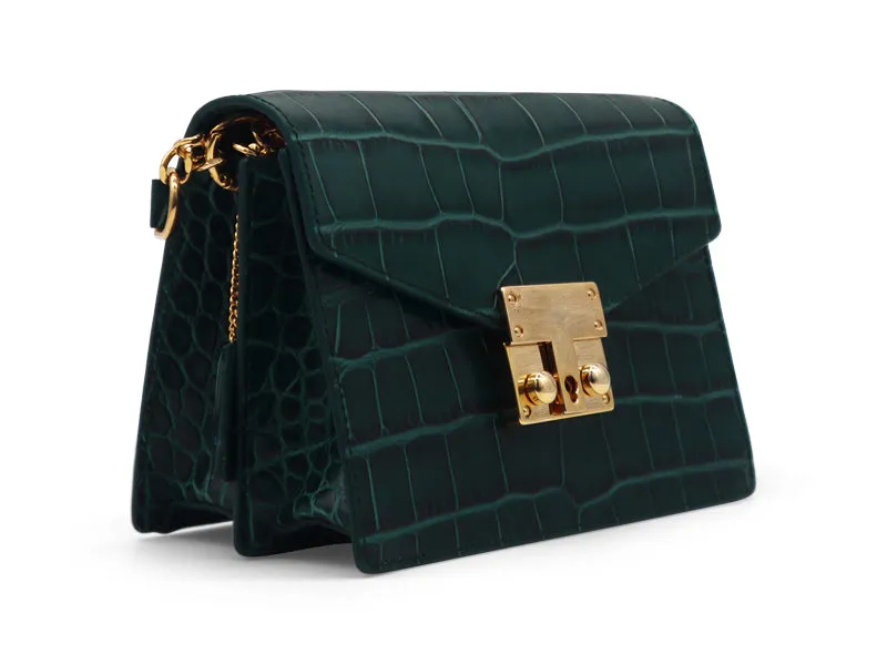 Coppelia - Small Orinoco Shoulder Bag - Dark Green