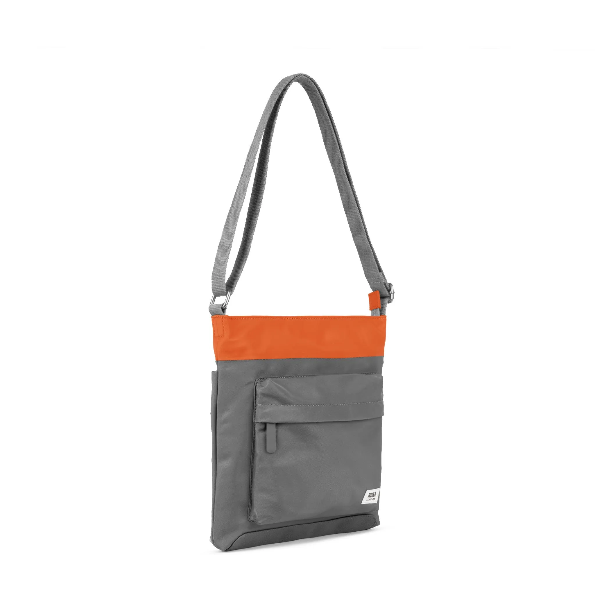 Creative Waste Kennington B Graphite/Burnt Orange Recycled Nylon