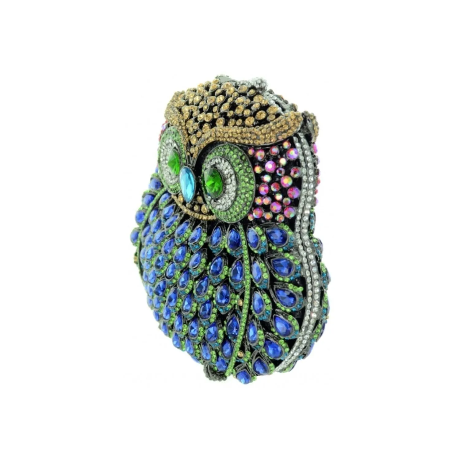 Crystal Embellished Owl Evening Bag