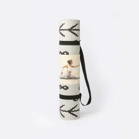 DOIY Yoga Mat Berber BLACK/WHITE