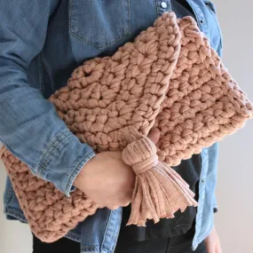 Easy Crochet pattern - Oversized Clutch Bag