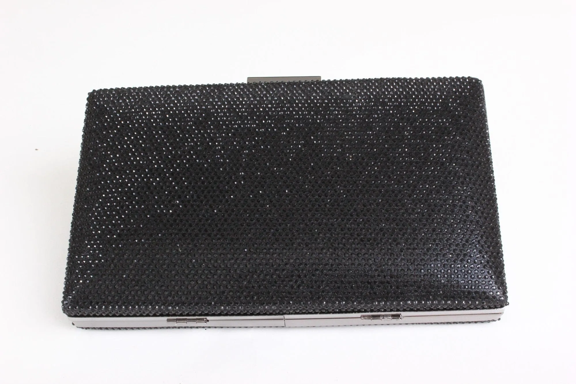 EG10236 Vanessa Rectangle Rhinestone Party Clutch