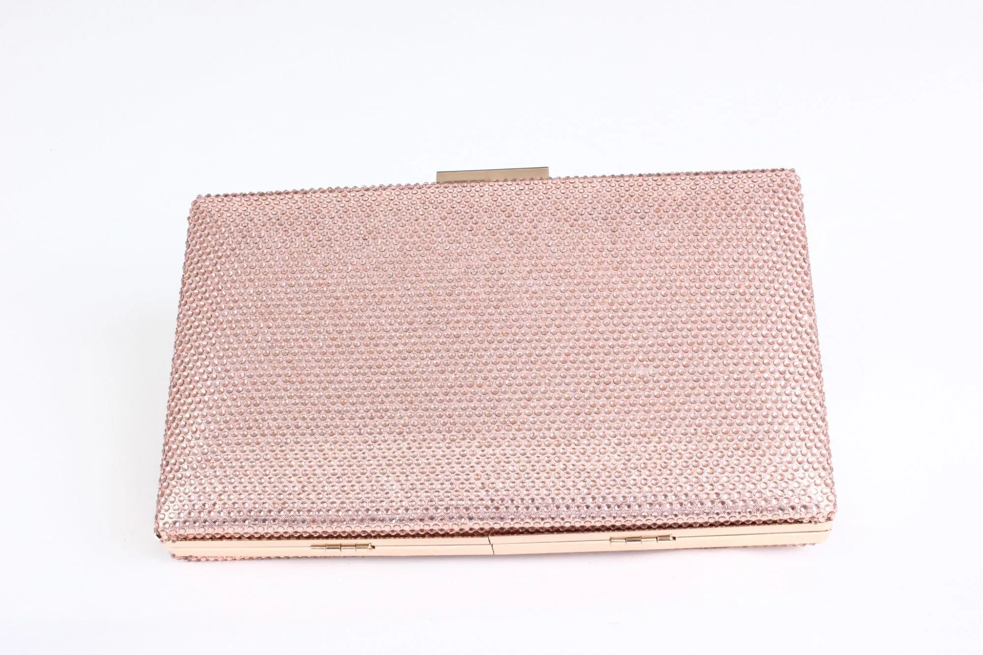 EG10236 Vanessa Rectangle Rhinestone Party Clutch