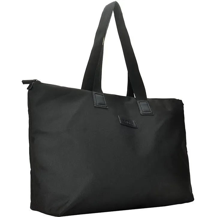 Evol Recycled Foldable Travel 40L Tote Bag (Black)