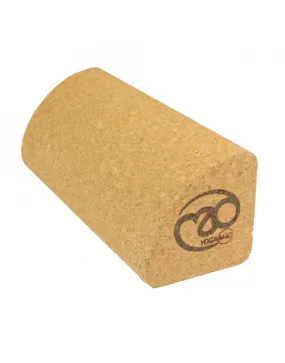 Fitness Mad Cork Quarter Block Yoga Balance & Pilates Strength - 230 x 80 x 80mm