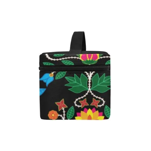 Floral Beadwork Four Clans Cosmetic Bag/Large