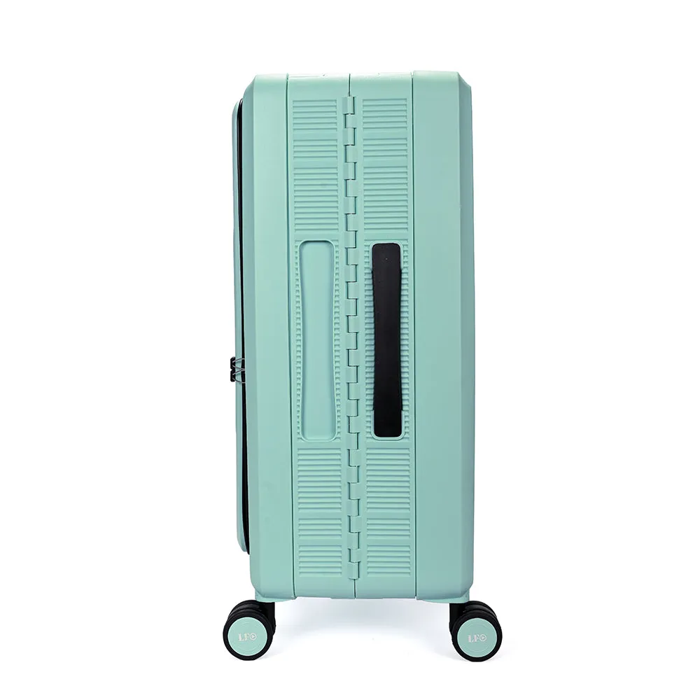 Foldable Hardcase Green Cabin Suitcase for Travel (20 inch-55 cm)