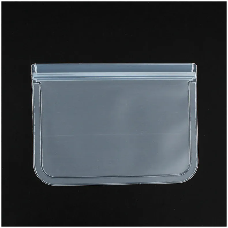 Food Bag Semi Transparent Frosted Self Sealing Storage